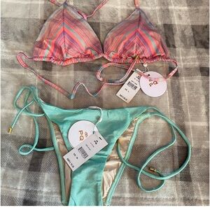 PilyQ PQ Swim Divine S bottoms NWT